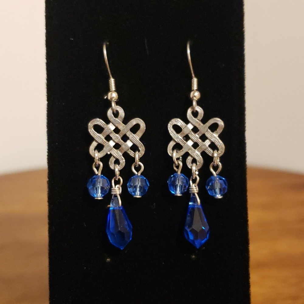 Celtic Knot Chandler Earrings